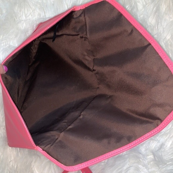 Rowallan Pink Hand Made Fine Leather Envelope Clutch Crossbody Bag Purse - Picture 5 of 14